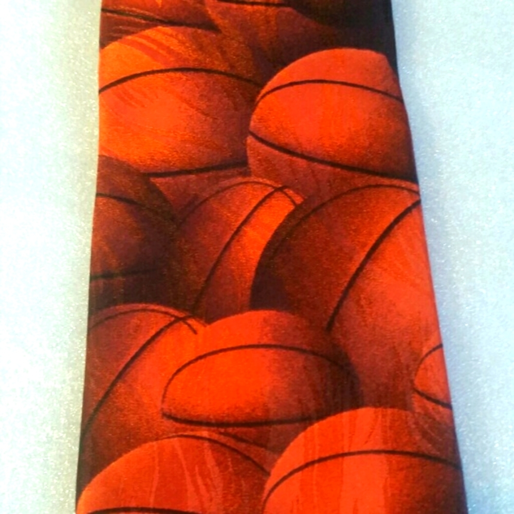 Ralph Marlin Basketball Neck Tie Ralph Marlin Just Balls-Basketballs